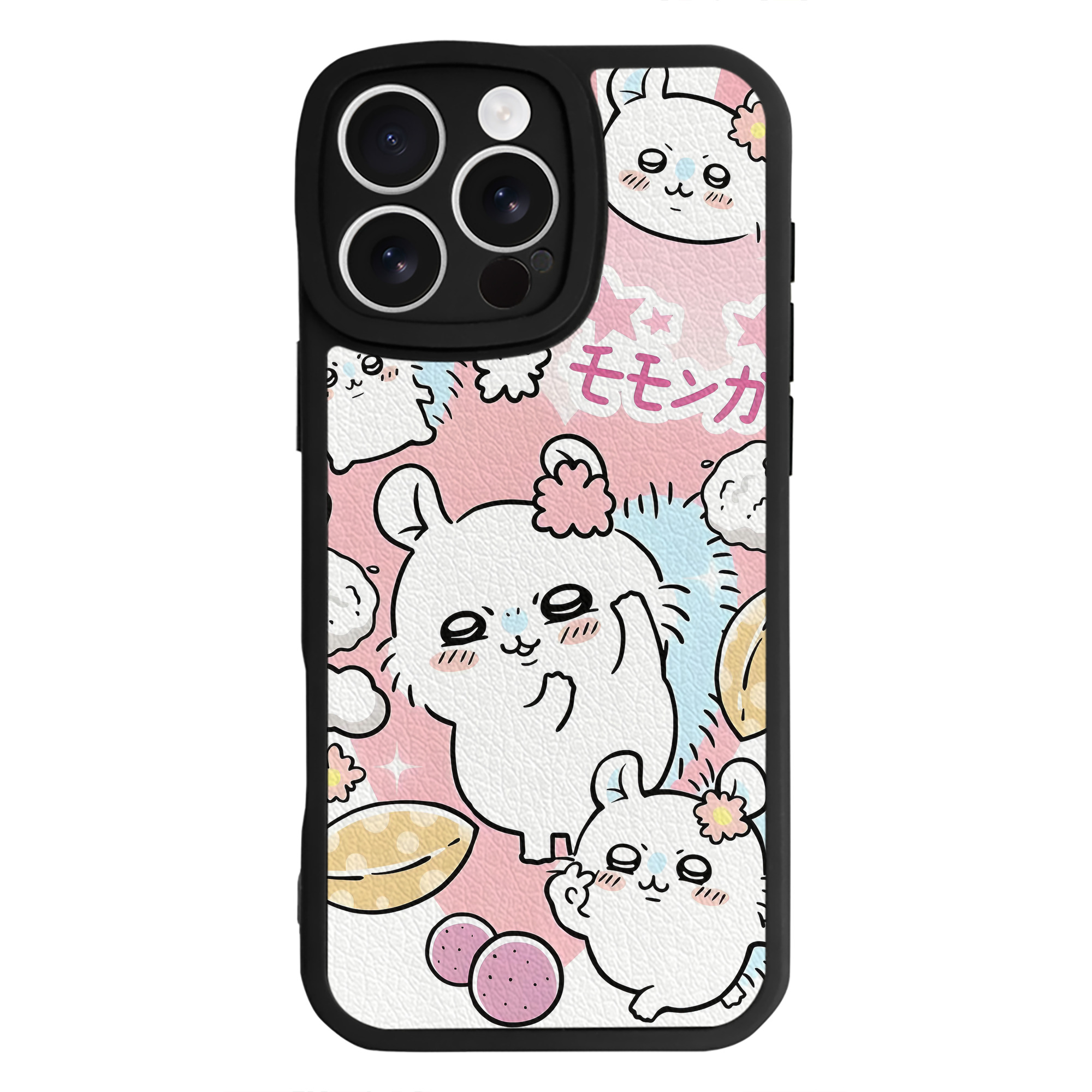 （画像用） ちいかわ Chii-kawa 【iPhone 16シリーズ対応】シリコンスマホケース（レザー調） 材質：シリコン